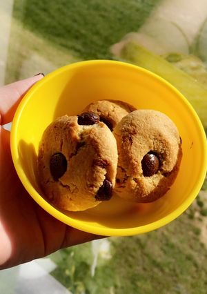 Une photo de Cookies Healthy amande/chocolat
