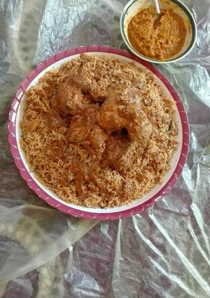 صورة لوصفة كبسة دجاج
