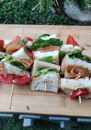A picture of Cold sandwiches.