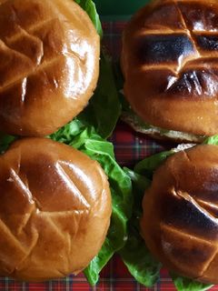 Óriás házi hamburger recept fotója