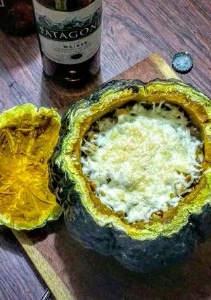 Una foto de Zapallo relleno