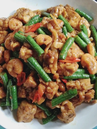 Cara Mudah Menyiapkan Resep Oseng Tempe Udang Kacang panjang yang Menggugah Selera Anti Ribet, Mantap Sekali
