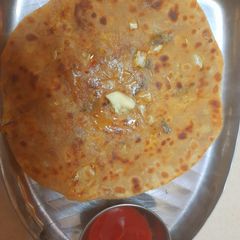 A picture of Yummy stuffed Cabbage paratha.