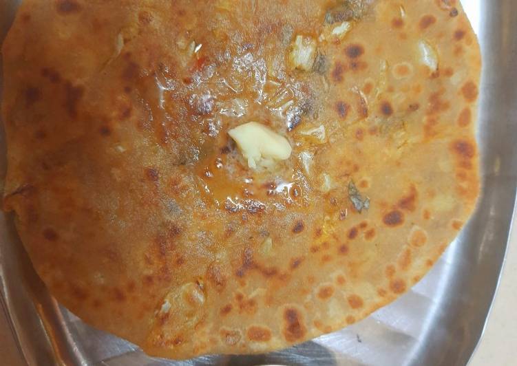 Wednesday Fresh Yummy stuffed Cabbage paratha