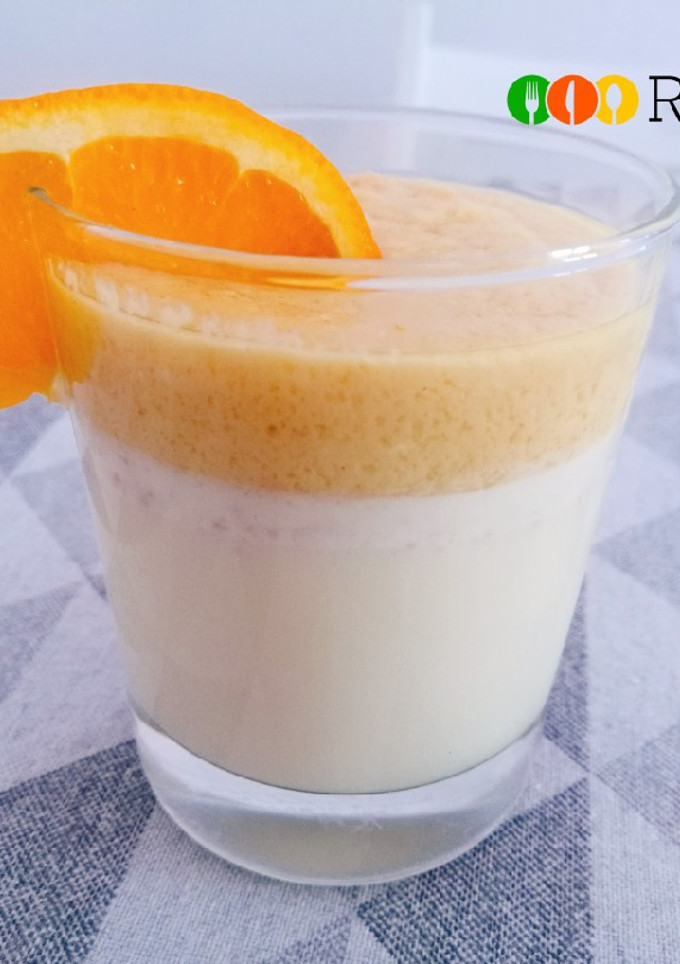 Una foto de Postre de naranja