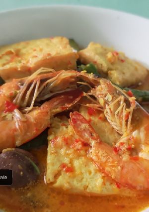 Foto resep Gulai udang kacang panjang