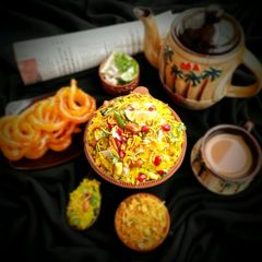 A picture of Indori Poha.