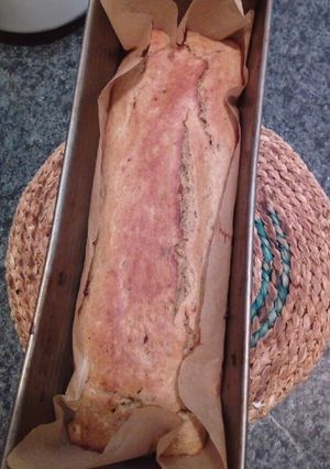 Banánkenyér egészségesen recept fotója