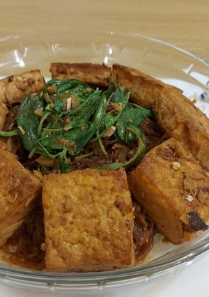 純素醬燒豆腐煲 的食譜成品照片