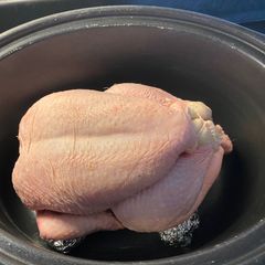 Slow cooker whole chicken A picture of Slow cooker whole chicken.
