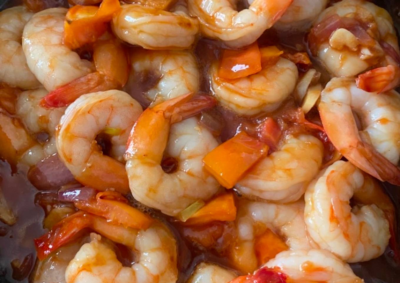 Udang asam manis