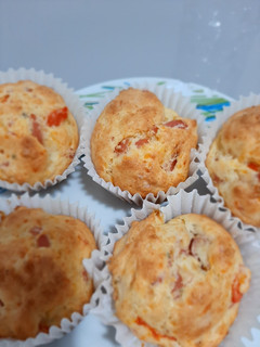 Foto de Muffins Salgados sabor Pizza