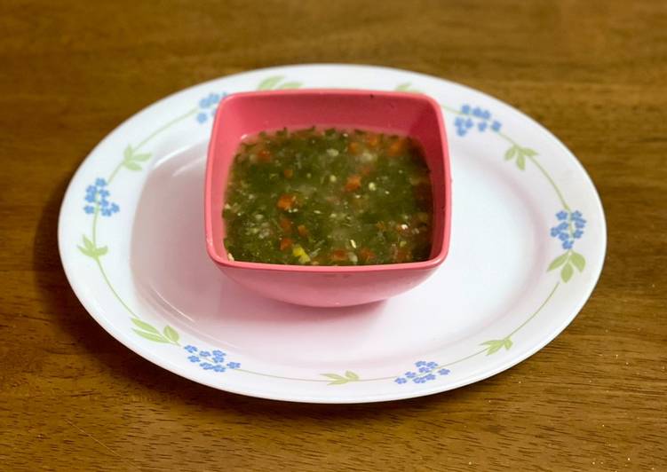 Lemon coriander soup