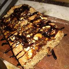 Una foto de Budín integral de banana y avena