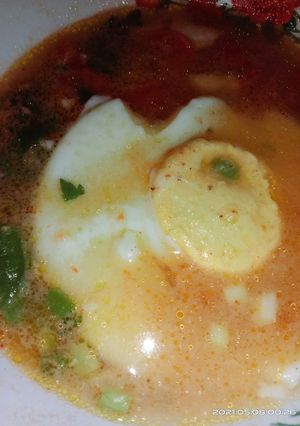 Foto resep Telor rebus kuah bakso