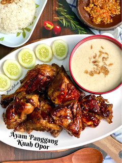 Foto resep Ayam Panggang Kuah Opor