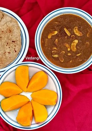 A picture of Ole Kaju Chi Bhaji.