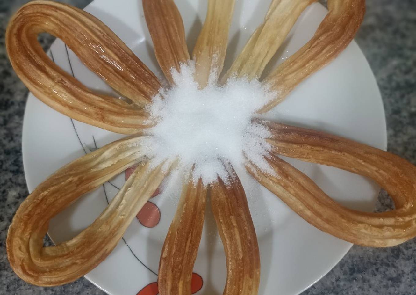 Churros congelados en freidora de aire