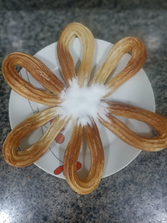 Una foto de Churros congelados en freidora de aire