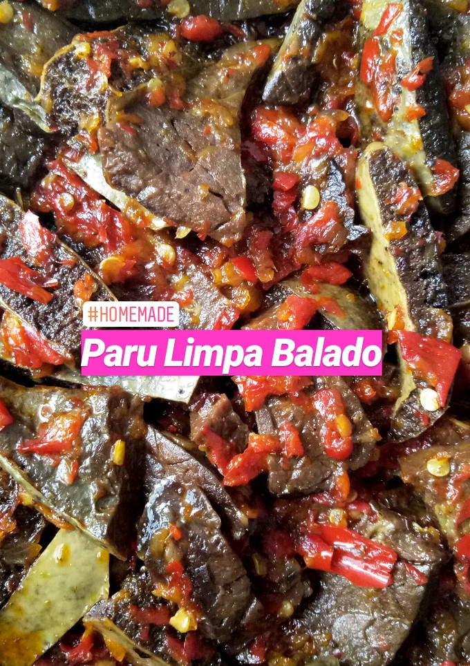 Foto resep Paru Limpa Balado