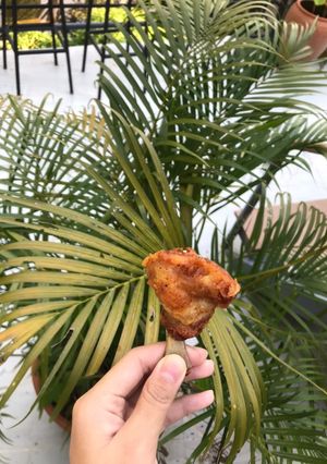 รูปของ ไก่ตุ้มทอดแสนอร่อย สุดcute🍗🍖