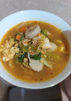 Foto resep Seblak Ayam Telur