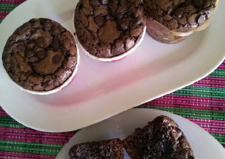 Bruffins aka Brownies Muffin