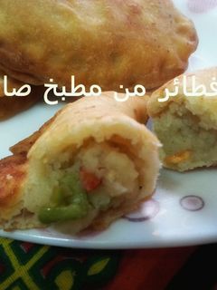صورة لوصفة فطائر بحشوة البطاطس والفلفل الحار