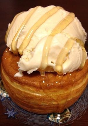 A picture of Imagawa-yaki Ice Cream Dessert.