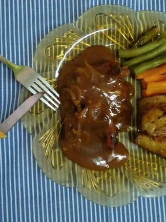 Cara Mudah Membuat Resep Steak saus barbeque (daging sisa kurban) 😂 yang Bikin Ngiler Anti Ribet, Menggugah Selera