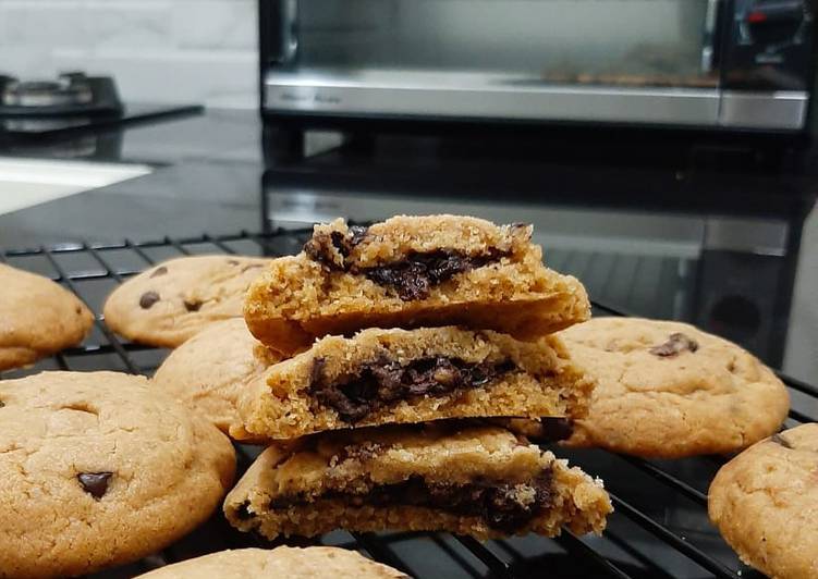 Bagaimana Membuat Soft Butter Cookies isi coklat, Enak Banget