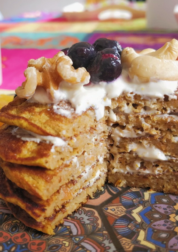Una foto de Carrot Pancakes
