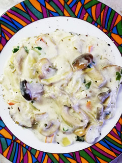 Tejszínes gomba mártás 🍄 recept fotója