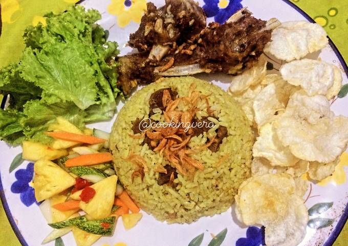 Resep: Nasi Kebuli Kambing Istimewa