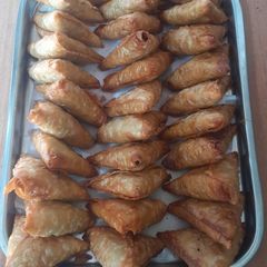 Chicken samosa A picture of Chicken samosa.