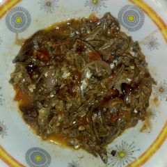 Fried omena(small fish) A picture of Fried omena(small fish).