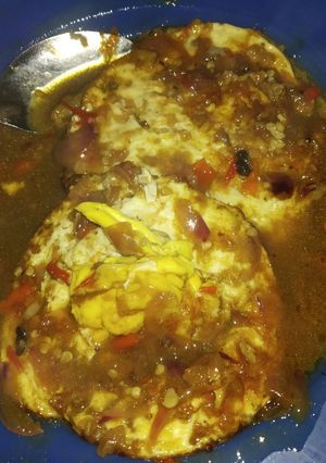 Foto resep Telur Ceplok Asam Pedas