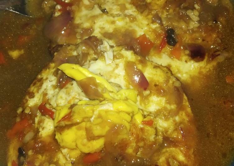 Telur Ceplok Asam Pedas