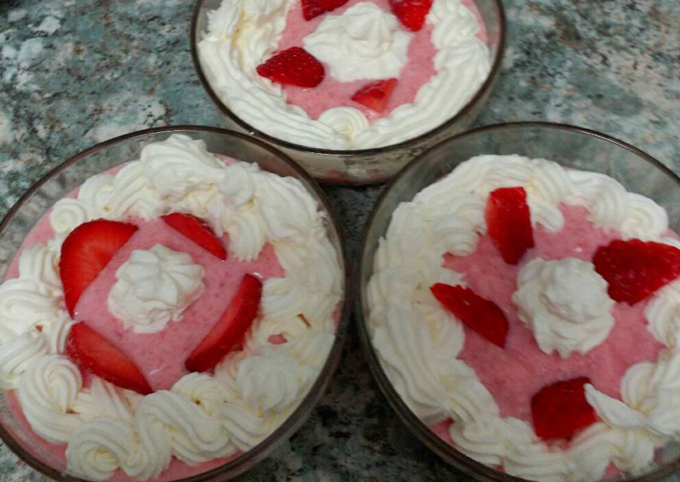 Mousse de fresas en Thermomix