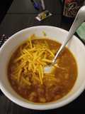Pumpkin chicken chili