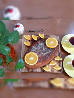 عکسی از دستور کیک پرتقالی🍊