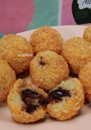 Foto resep Bola bola Pisang Cokelat