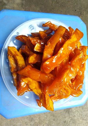 Hình của món Mứt khoai dẻo.
