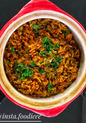 A picture of Veg biryani Rice.