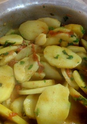 A picture of Aloo katlay.