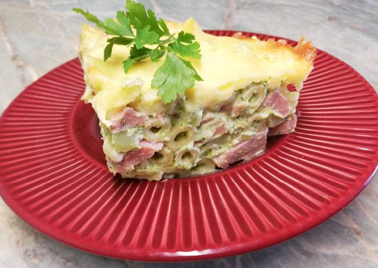 Brokkolis sajtos-sonkás penne🥩🧀🥦