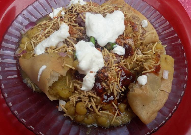 Recipe of Super Quick Homemade Samausa chaat