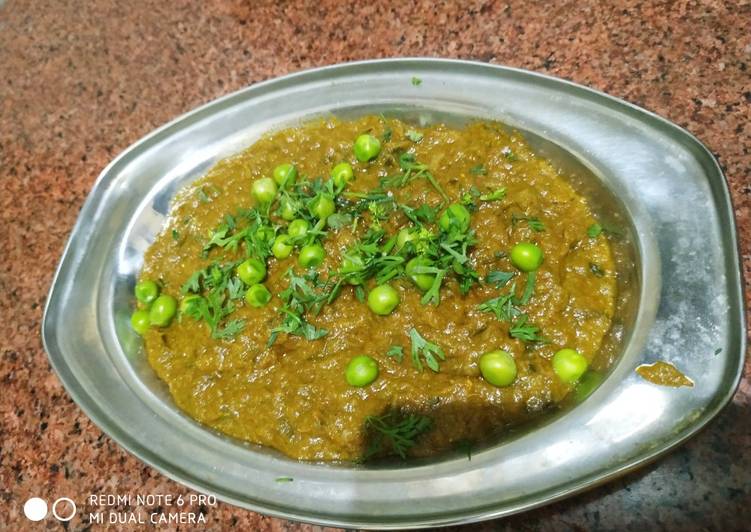 Easiest Way to Prepare Super Quick Homemade Green pavbhaji