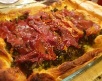 Best Recipe Broccoli Gruyere  Parma ham quiche Yummy