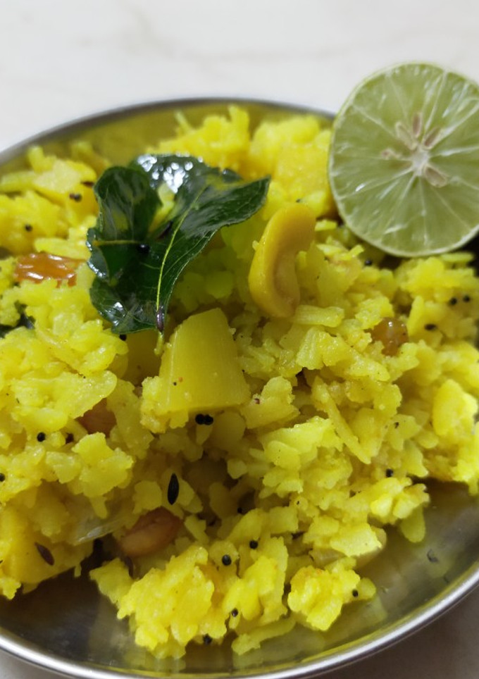 A picture of Kanda Poha.